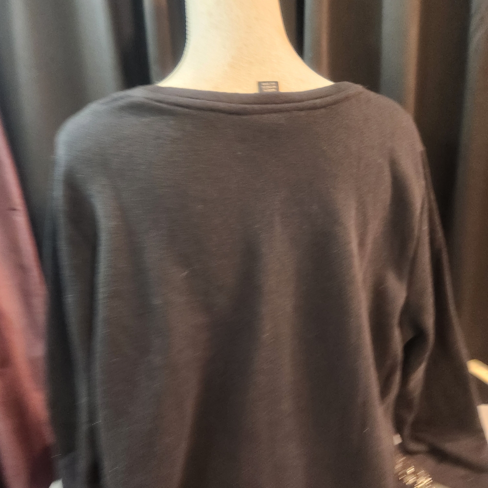 Style & Co. Black and Gold Sequin Blouse - Picture 10 of 13